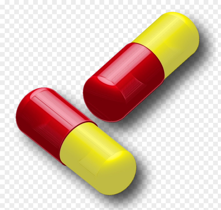 Medical Material Property Pill Capsule Pharmaceutical Drug Yellow Medicine PNG