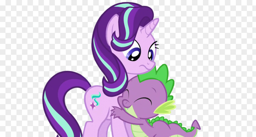 Pony Spike Hug DeviantArt PNG