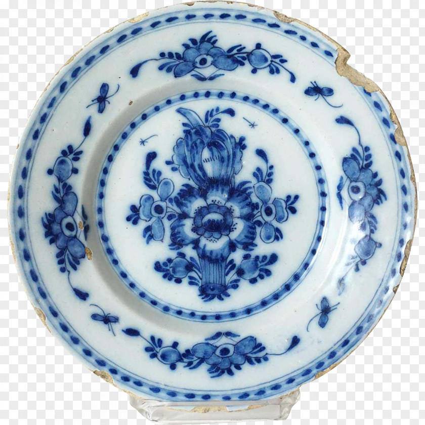 Pottery Blue And White Delftware Ceramic Glaze PNG