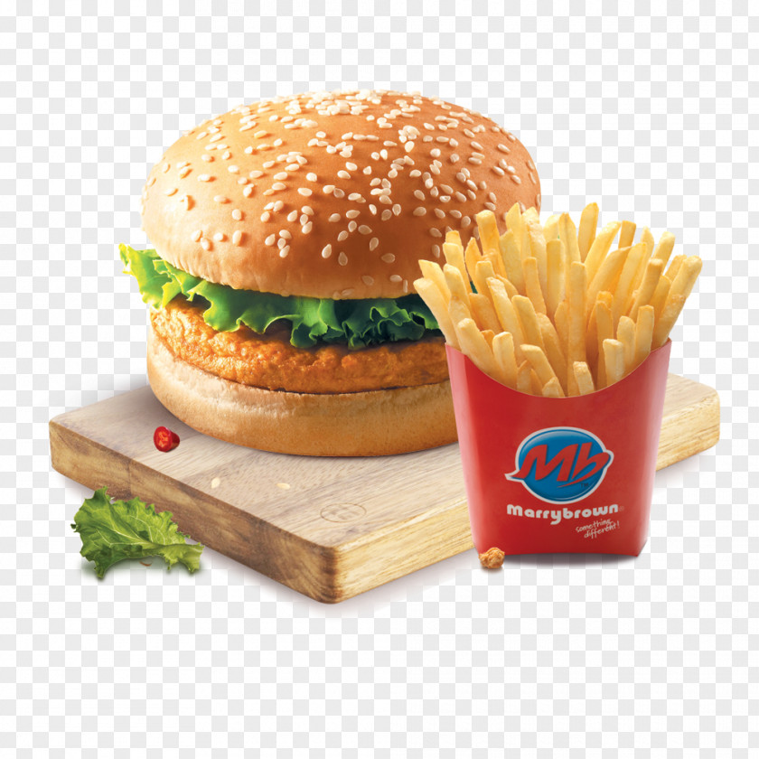 Burger COMBO French Fries Cheeseburger Hamburger Veggie Chicken Sandwich PNG