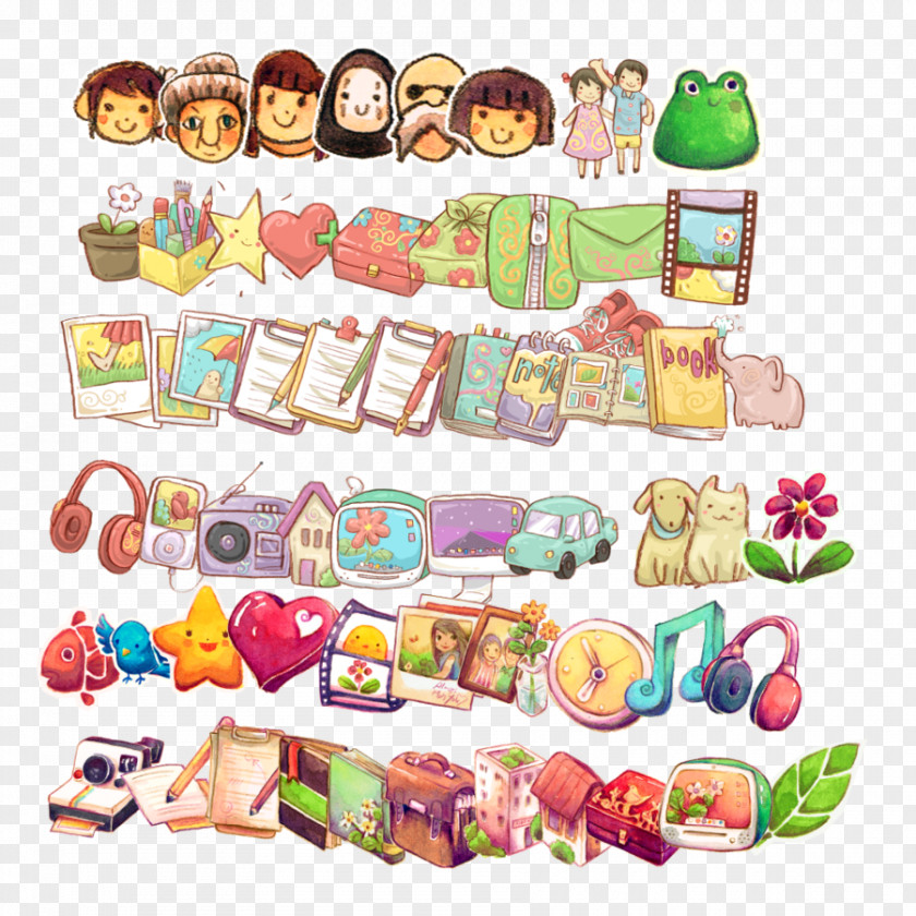 Lot Of Toy Infant Font Product PNG