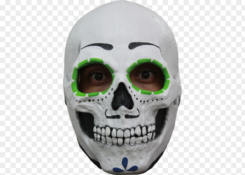 Mask La Calavera Catrina Day Of The Dead Halloween Costume PNG