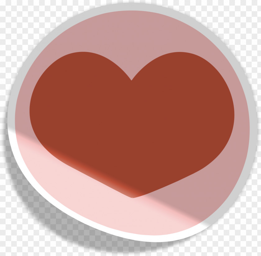 Paper Peach Heart Aviation Red Material PNG