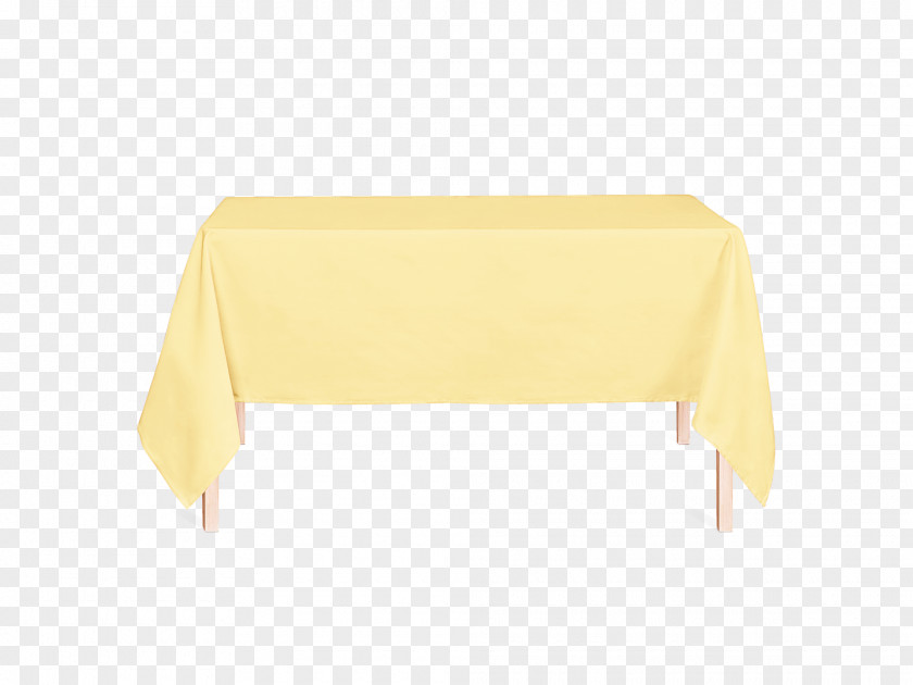 Yellow Tablecloth Rectangle Linens Table PNG