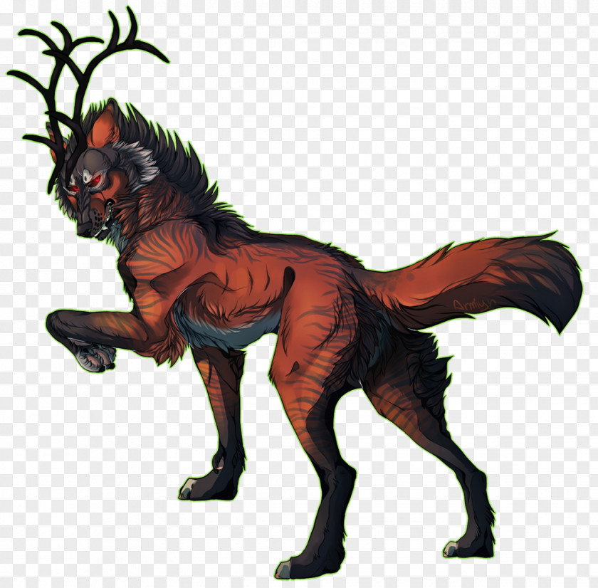 Demon Pack Dog Canidae Mustang PNG