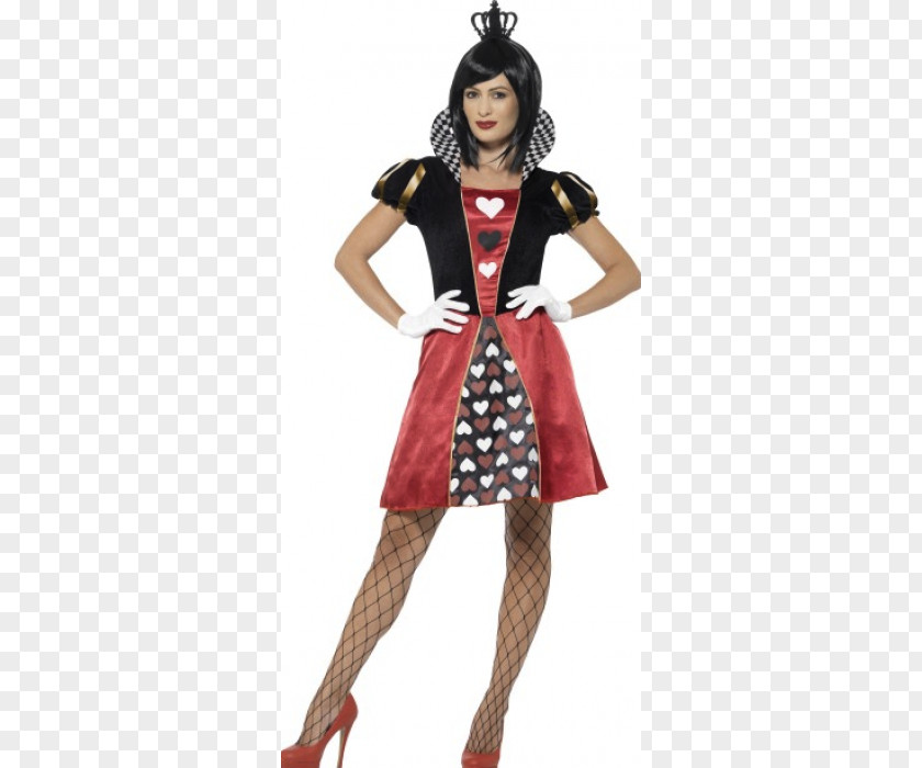 Dress Queen Of Hearts Red Costume Party PNG
