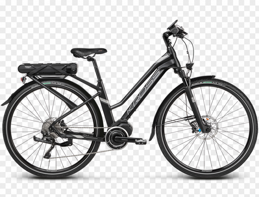 Ladies Bikes Electric Bicycle Kross SA Motor Shimano Deore XT PNG