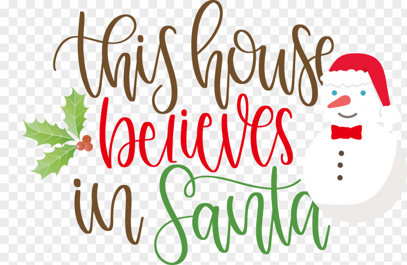 This House Believes In Santa PNG