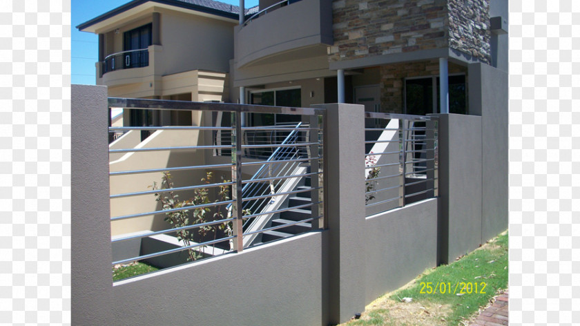 Balcony Fence Window Facade House Property PNG