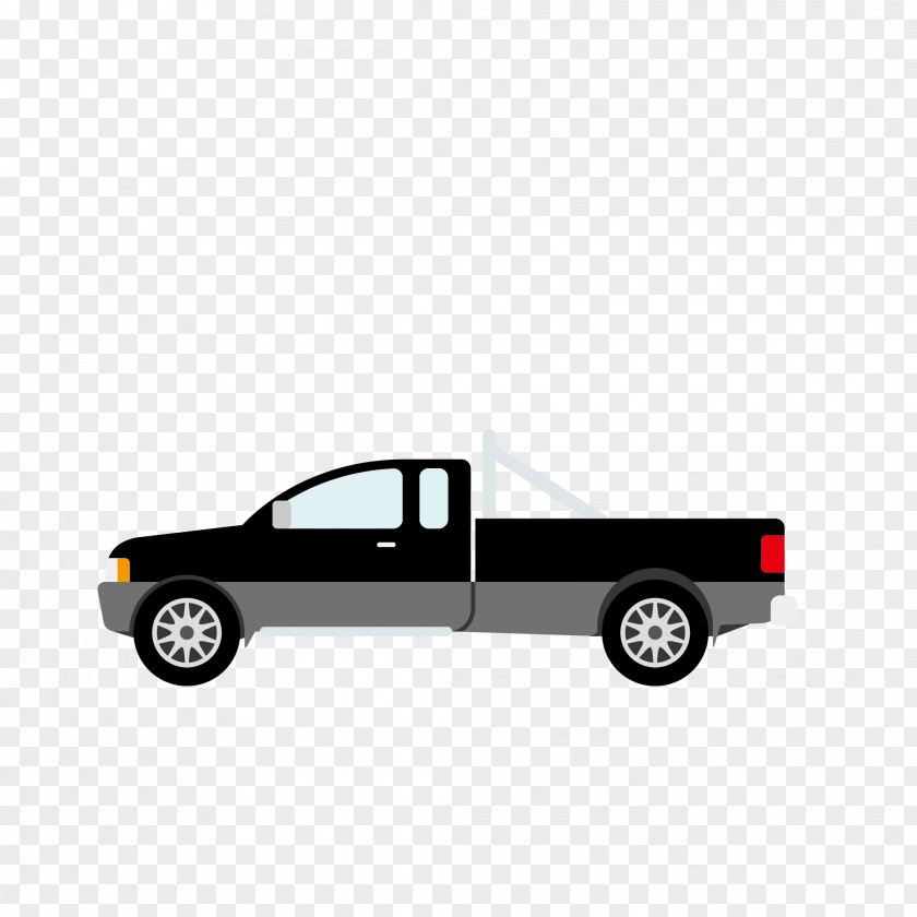 Auto Car Trailer Pickup Truck Vehicle PNG