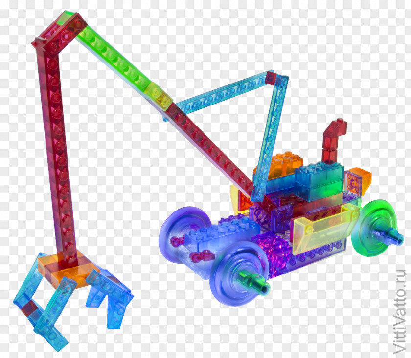 Bulldozer Toy Block LEGO Plastic PNG