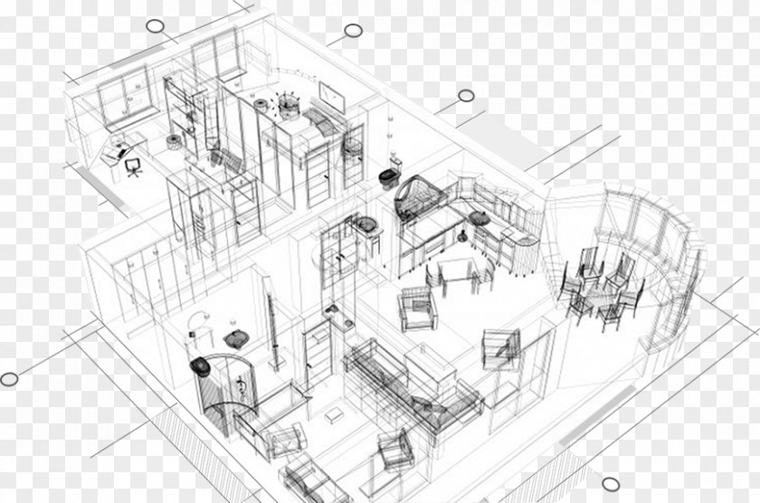 Design Architecture Plan Building Sketch PNG