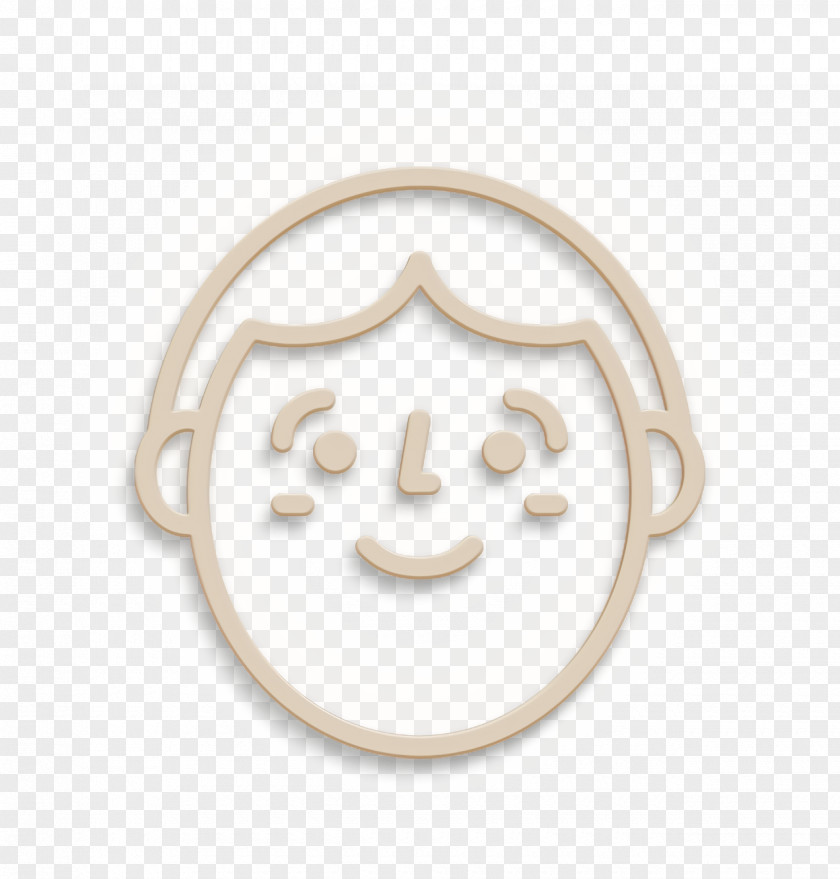 Man Icon Happy People Outline Emoji PNG