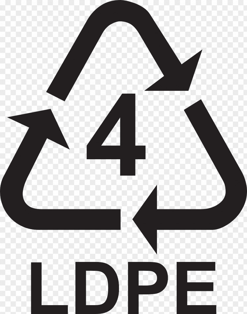 Plastic Bottle Icon Bag Low-density Polyethylene Recycling Symbol PNG