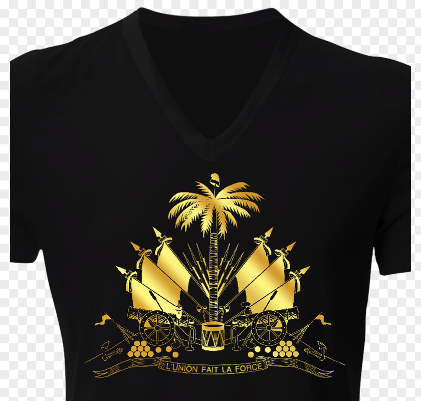 T-shirt Coat Of Arms Haiti Hoodie Flag PNG
