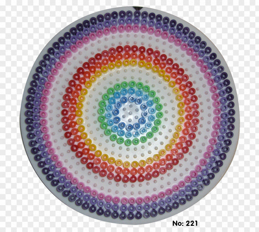 Circle Symmetry Tableware Pattern PNG