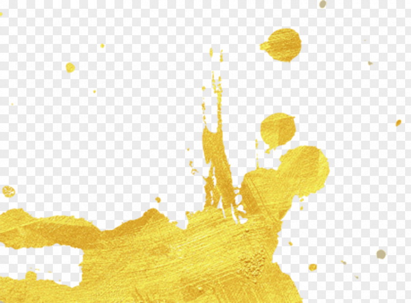 Creative Orange Juice Gold Graphic Design PNG