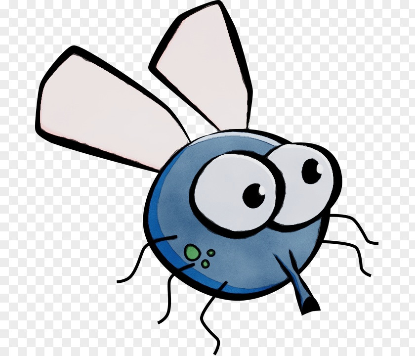 Ear Insect Cartoon Clip Art Line Eye Fly PNG