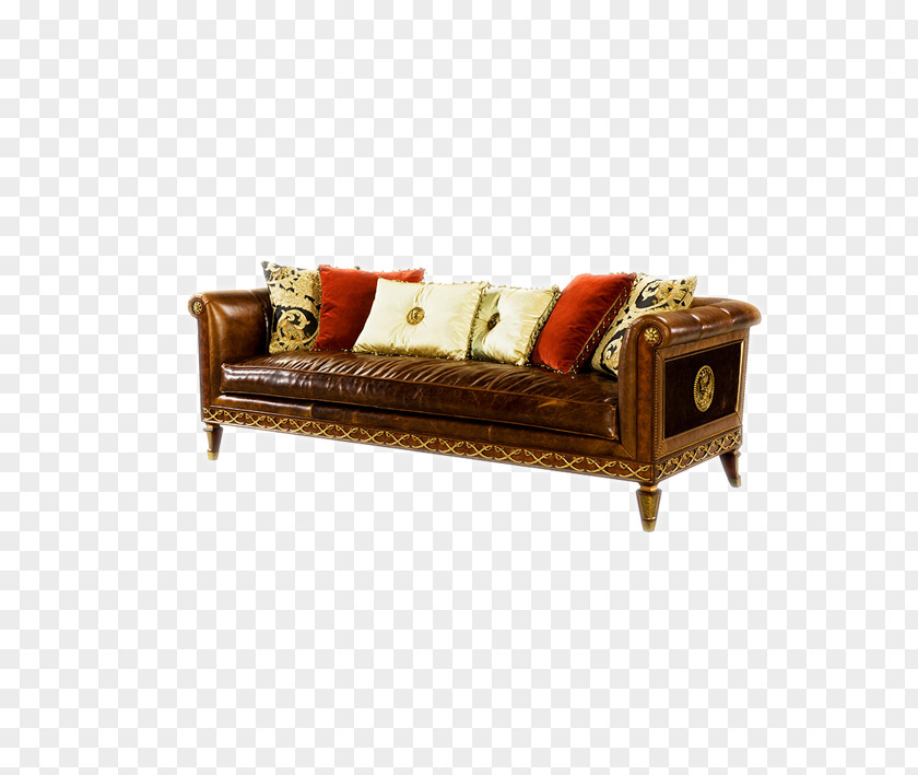 European Sofa Loveseat Table Couch Living Room Chair PNG