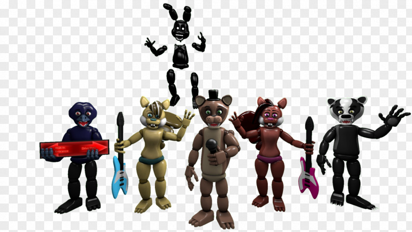 Five Nights At Freddy's 4 Animatronics Art Fnaf World Adventure PNG