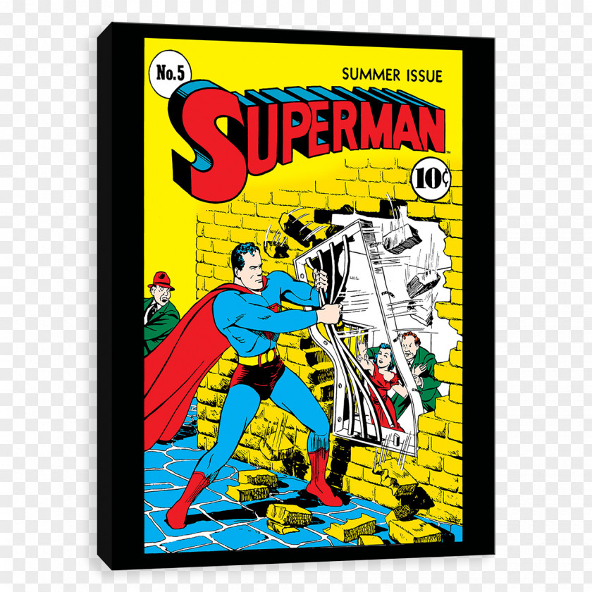 Metallic SuperMan Logo Superman Action Comics Morgan Edge Wonder Woman PNG