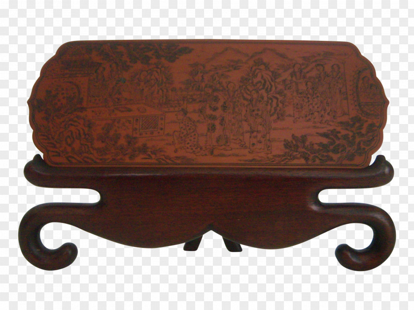 Plaque Table Wood Antique Furniture Commemorative PNG