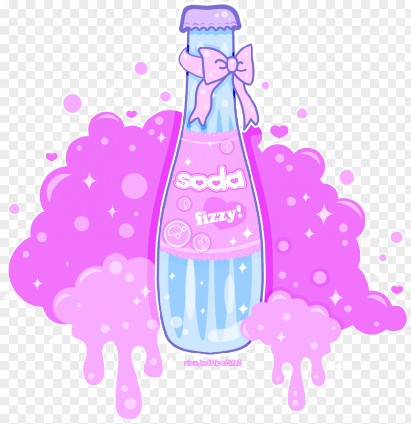 POP ART Fizzy Drinks Bottle Clip Art PNG