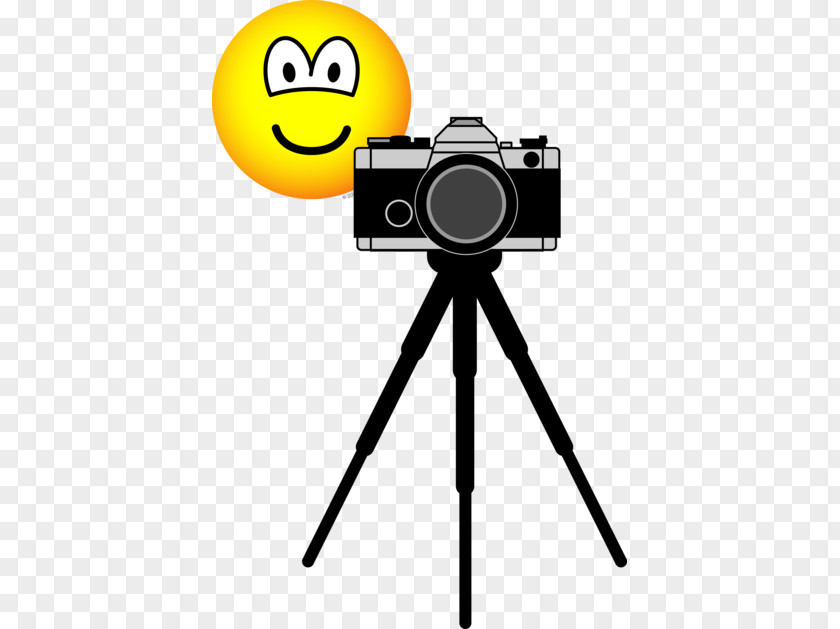 Tripod Camera Emoticon Smiley Photography PNG