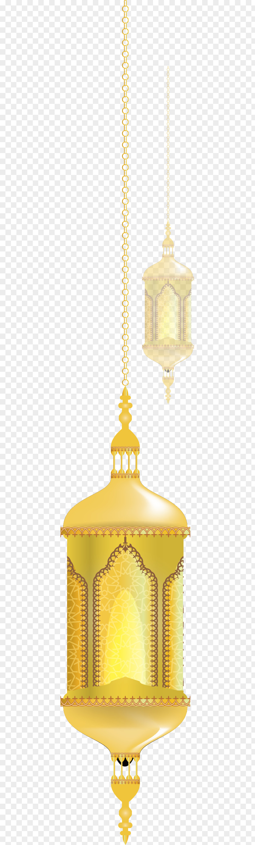 Vector Golden Hanging Lights Light Fixture Lighting Yellow PNG