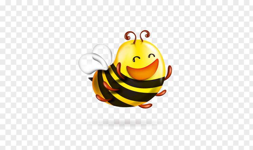 Free Stock Vector Cute Bee Apidae Insect Apis Florea Clip Art PNG