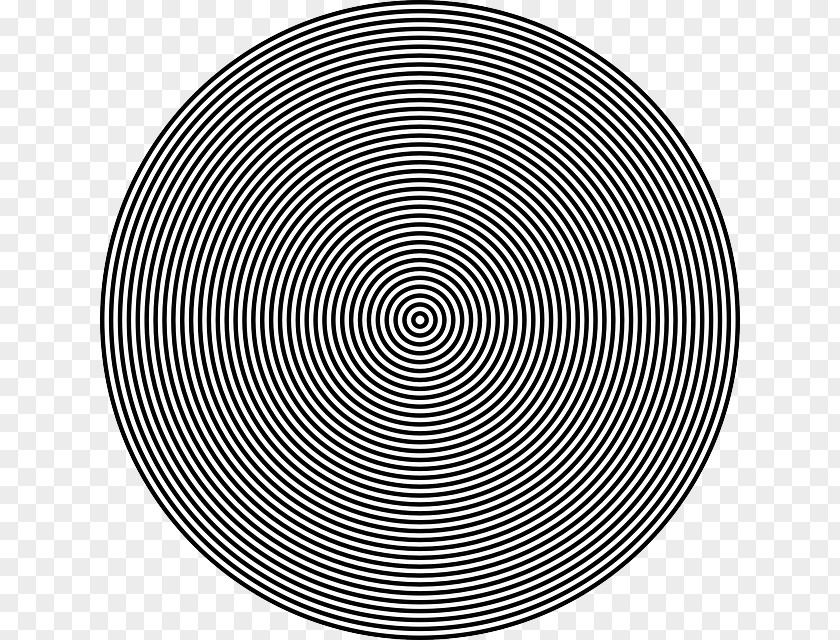 Illusion Black And White Monochrome Photography Circle PNG