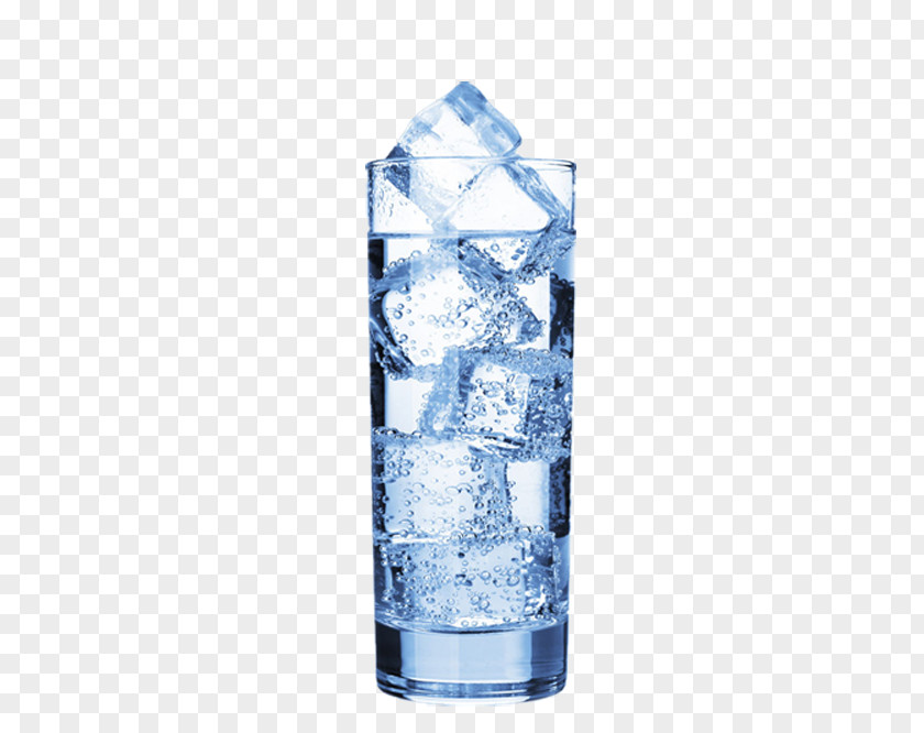 The Big Blocks Of Ice Water Glass Cube Carbonated Iced Coffee PNG