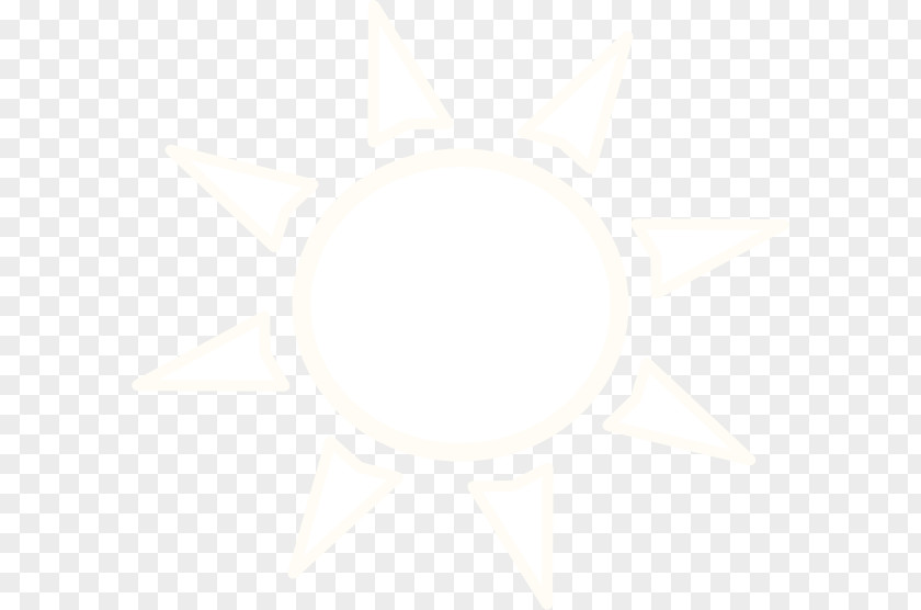 White Sunlight Circle Line Angle Pattern PNG