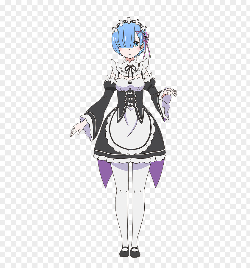 Cosplay Re:Zero − Starting Life In Another World R.E.M. Costume Drawing PNG