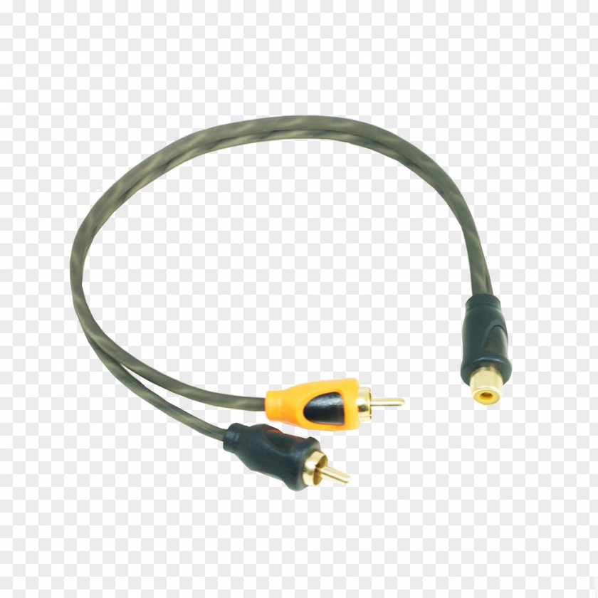 Serial Cable RCA Connector Coaxial Electrical Y-cable PNG