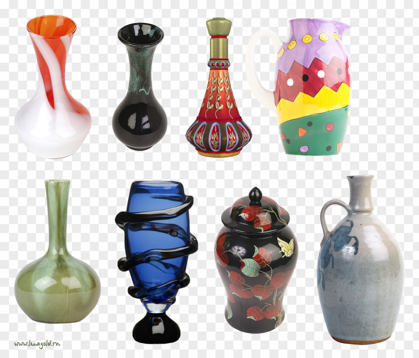 Vase Glass Ceramic Bottle PNG