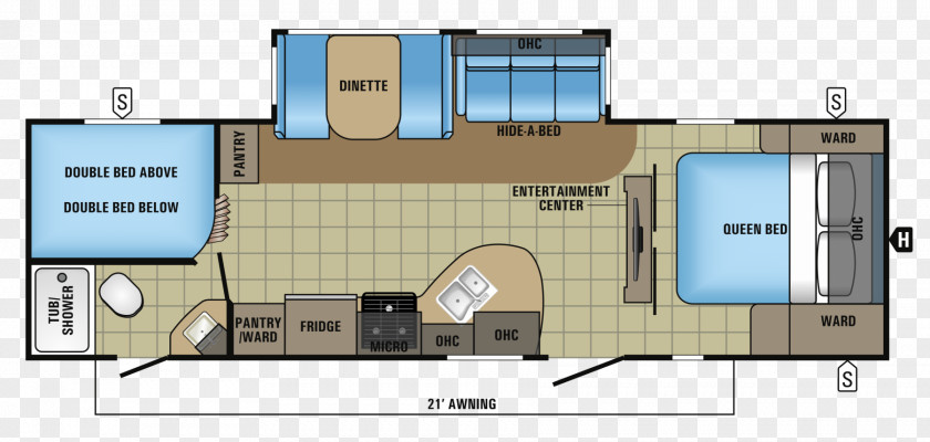 Wardrobe Plan Jayco, Inc. Campervans Caravan Trailer Dinette PNG