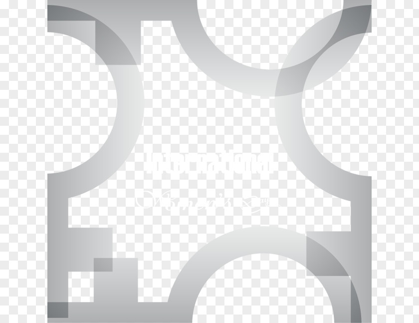 Women's Day Element Symbol Black And White Pattern PNG
