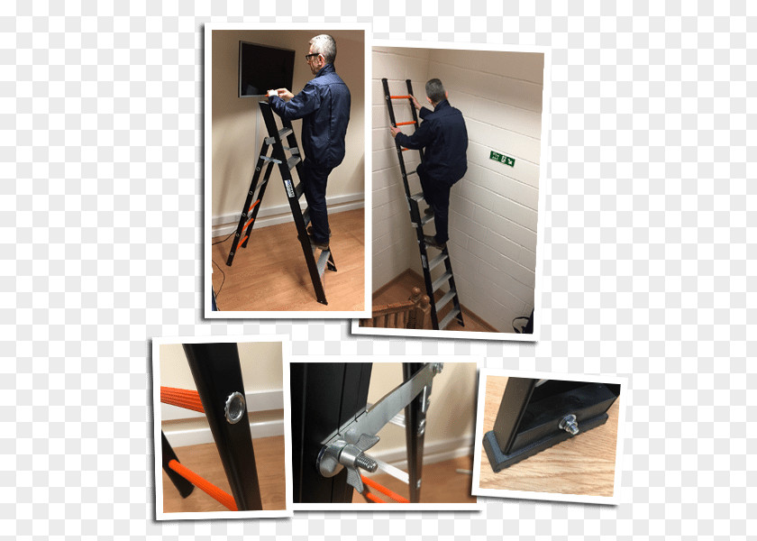Work Steps Ladder Window Cleaner Hand Industry PNG