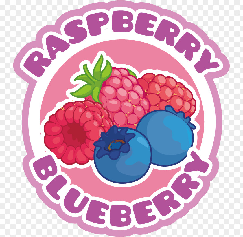 Vector Raspberries And Blueberries Juice Milkshake Raspberry Bilberry PNG