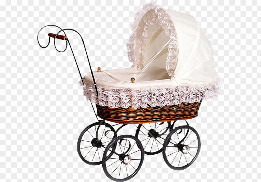 Old FURNITURE Baby Transport Dollhouse Toy Clothing PNG