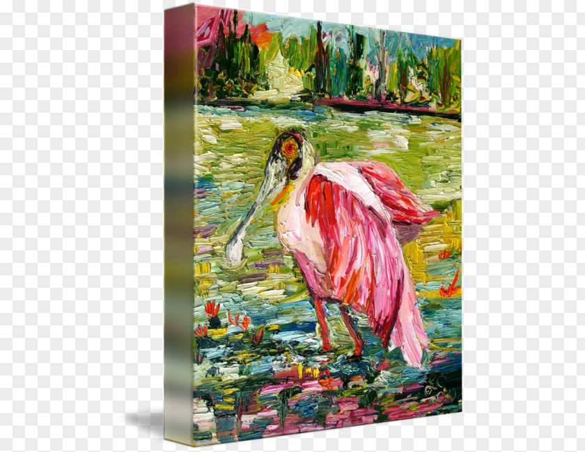 Painting Stork Acrylic Paint Bird PNG
