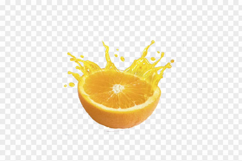 Splash Orange Juice Fruchtsaft PNG
