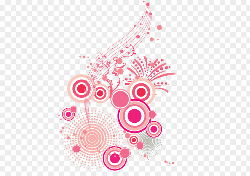 Decorative Background,Pink Circle PNG