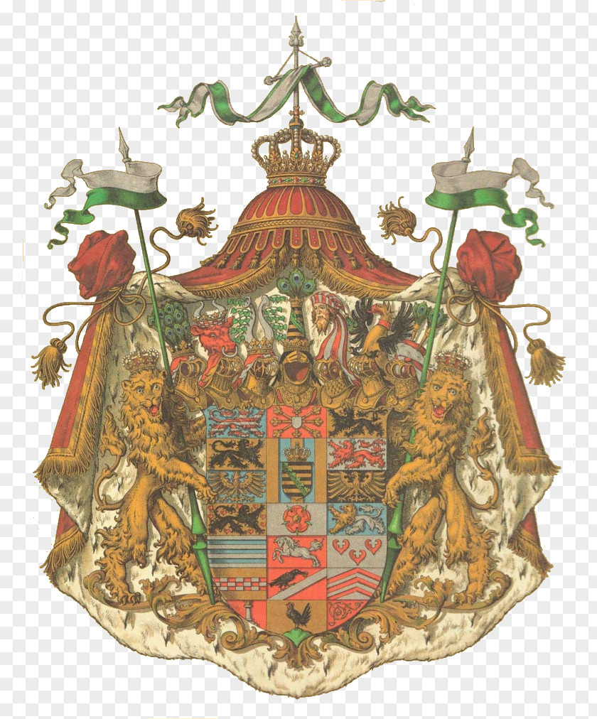 Ernestine Duchies Kingdom Of Saxony Saxe-Altenburg Coat Arms PNG