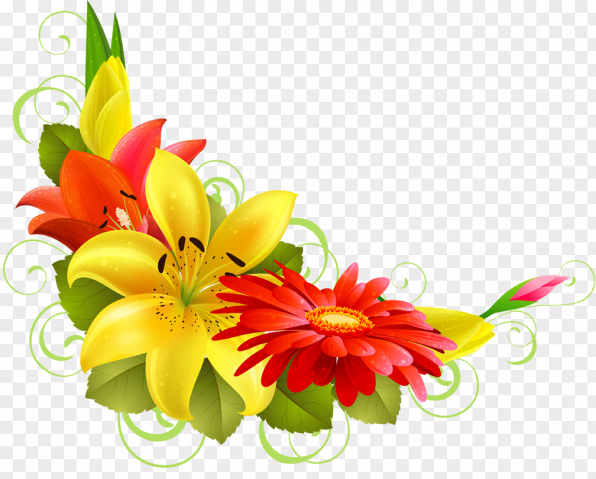 Flor Flower Floral Ornament Design Clip Art PNG