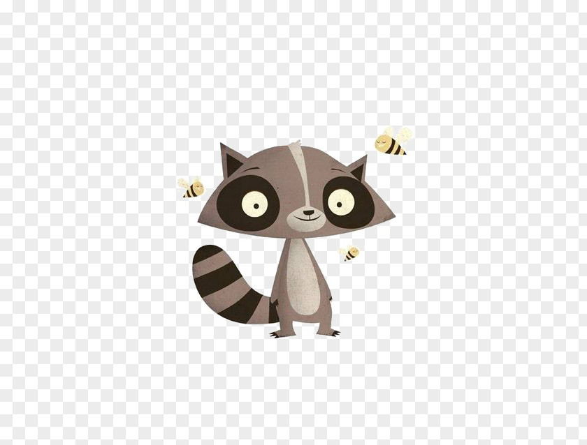 Raccoon Advent Calendar Idea Round Drawing PNG