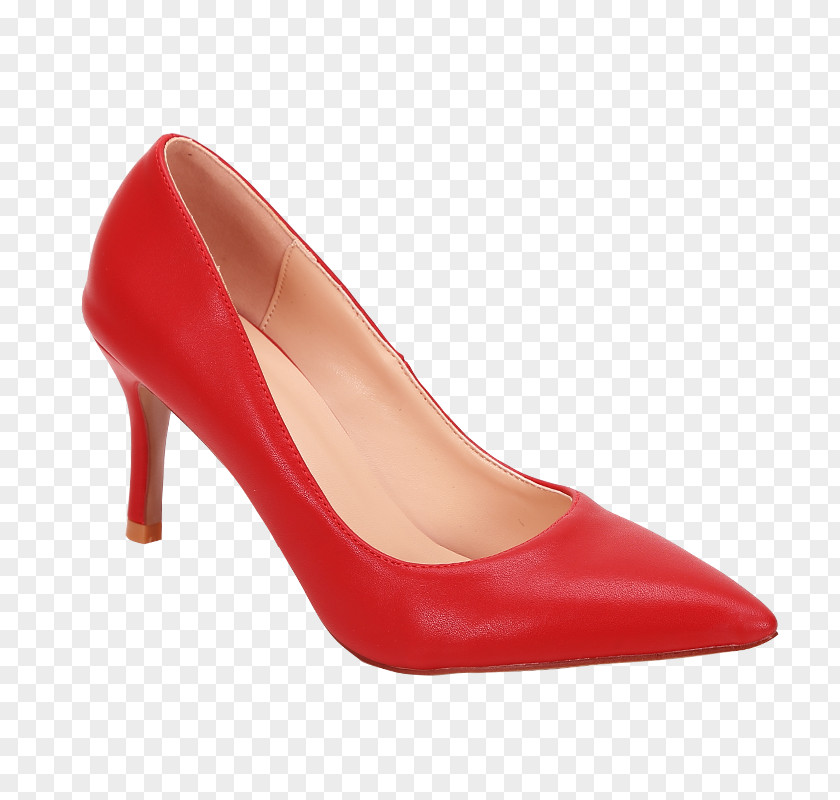 Red High Heels Court Shoe Stiletto Heel Einlegesohle PNG