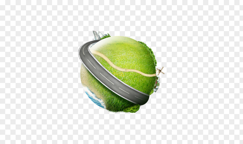 Green Globe Highway Free Buckle Elements Advertising Company Marketing Management Industry Energy Conservation PNG