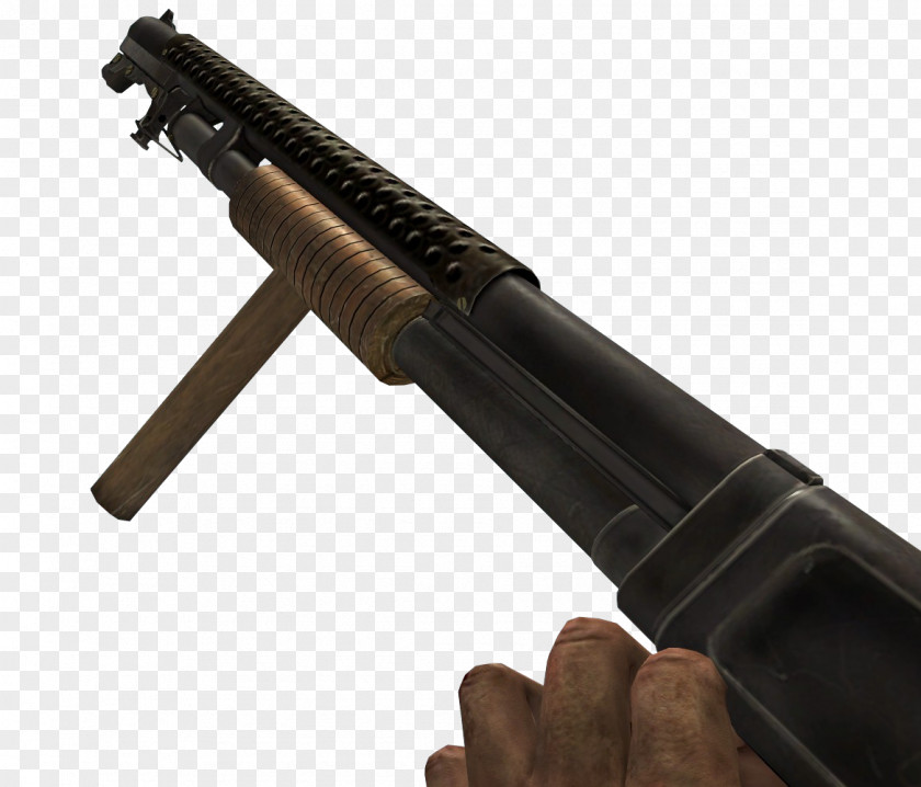 Guns Call Of Duty: World At War WWII Firearm Winchester Model 1897 Shotgun PNG